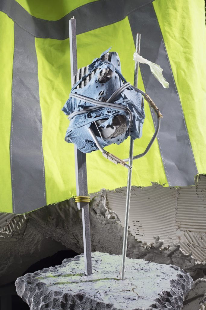 Luke Libera Moore, Luke Libera Moore, Entropic Totem #7 (Trash Hoist), 2017